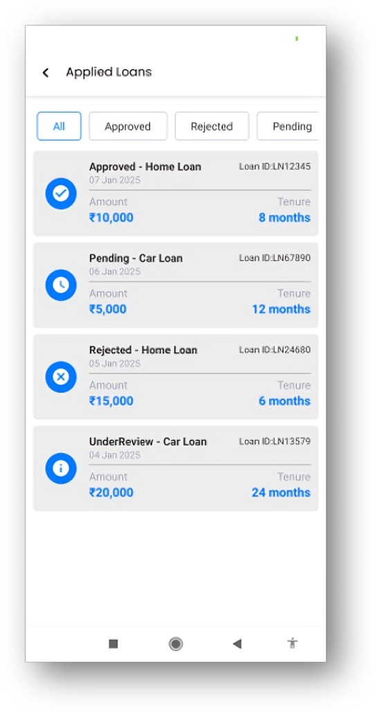 Sneak Peak of LendMantra Loan Management App2