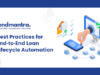 Best Practices for End‑to‑End Loan Lifecycle Automation