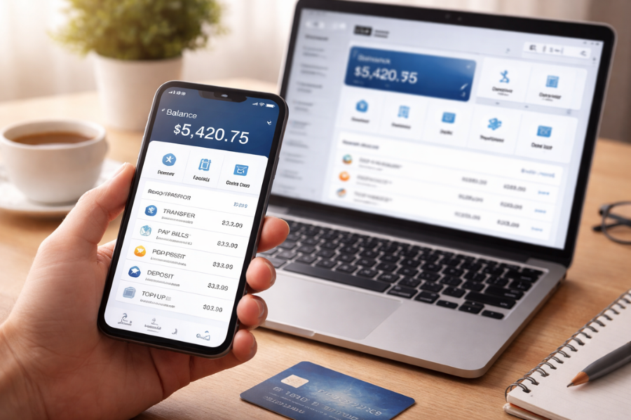 For transactional digital banking facilities